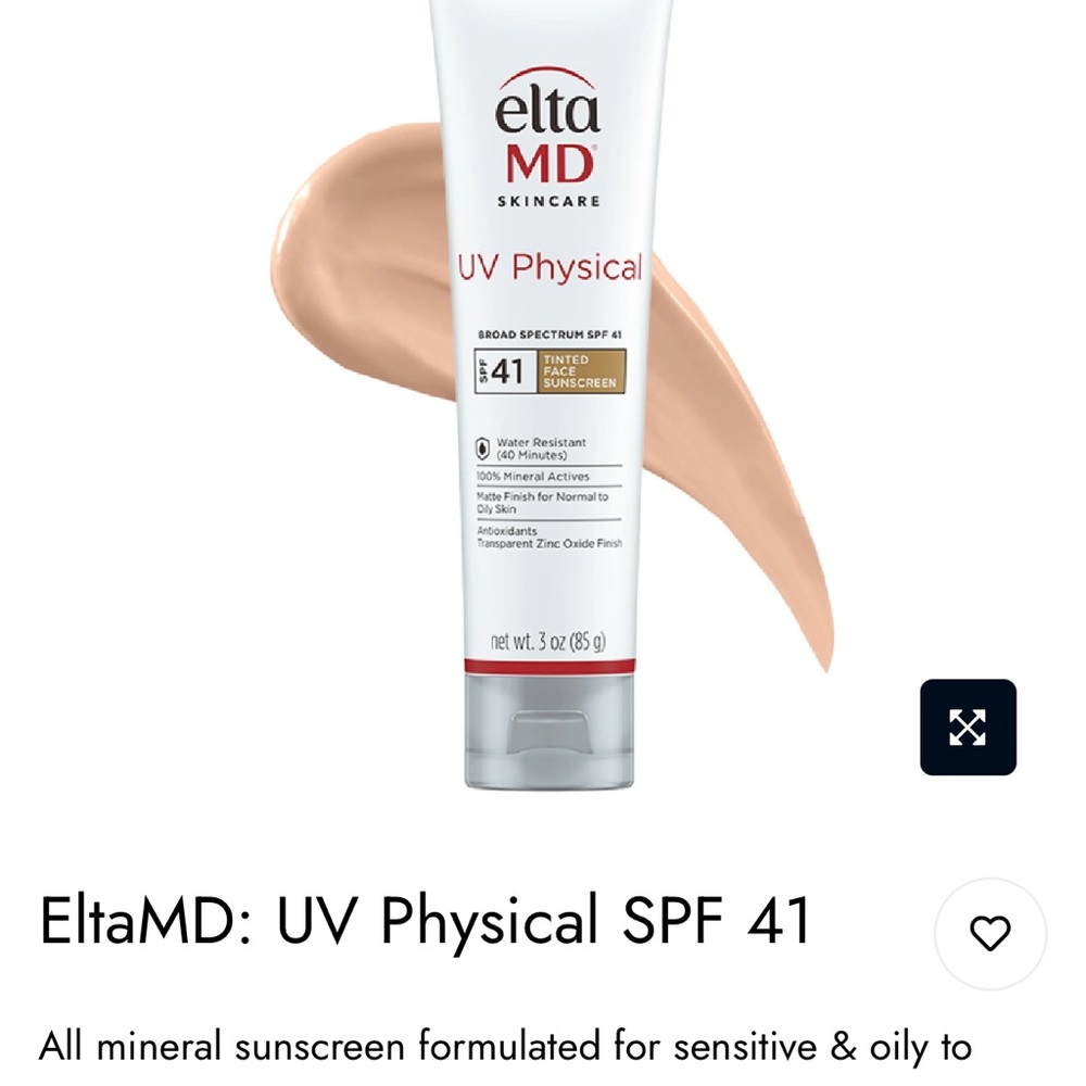 EltaMD UV Physical SPF 41 Mineral Sunscreen